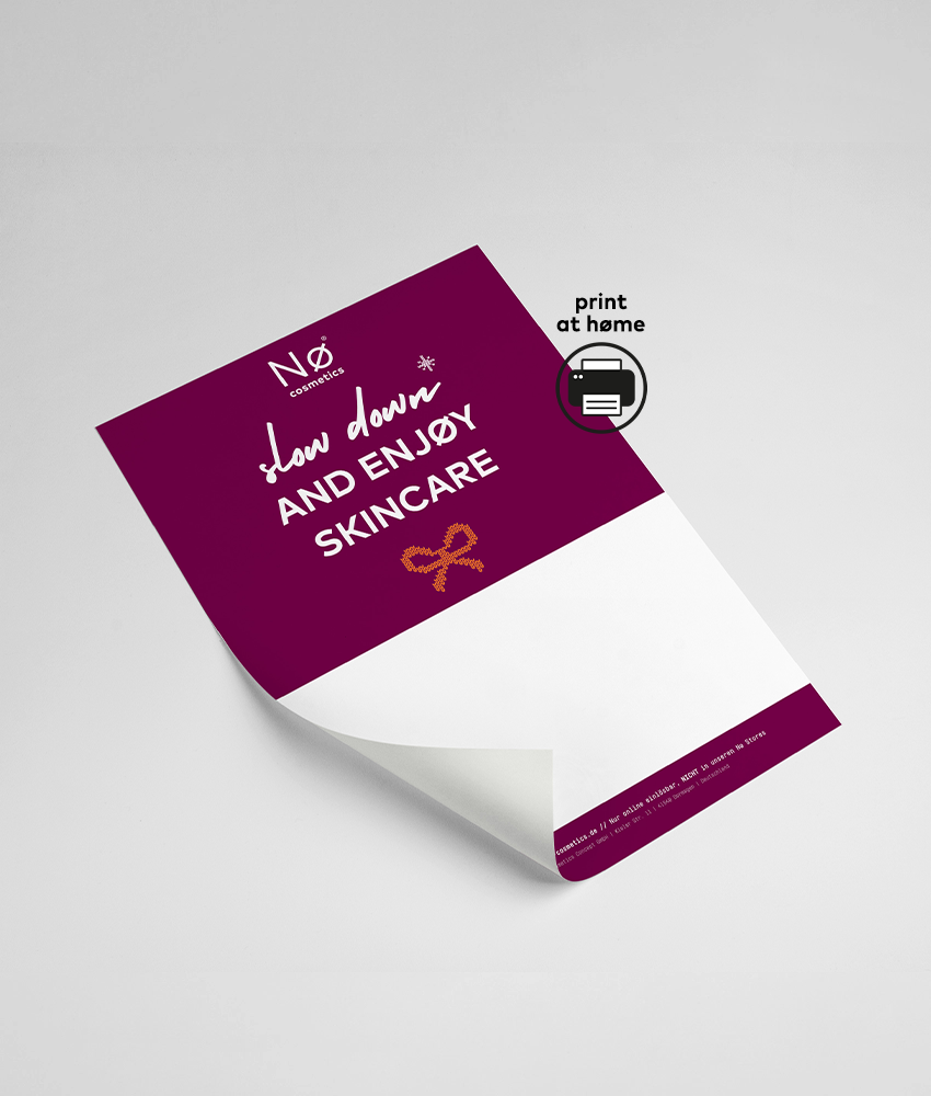 Geschenkgutschein Winter 2025 Nø Cosmetics