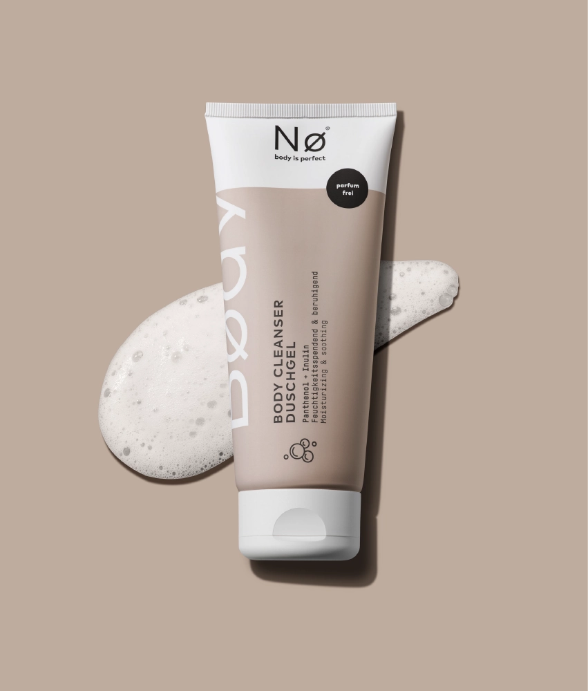 Body Cleanser ohne Duft - shower tøday Duschgel mit Panthenol von Nø Cosmetics
