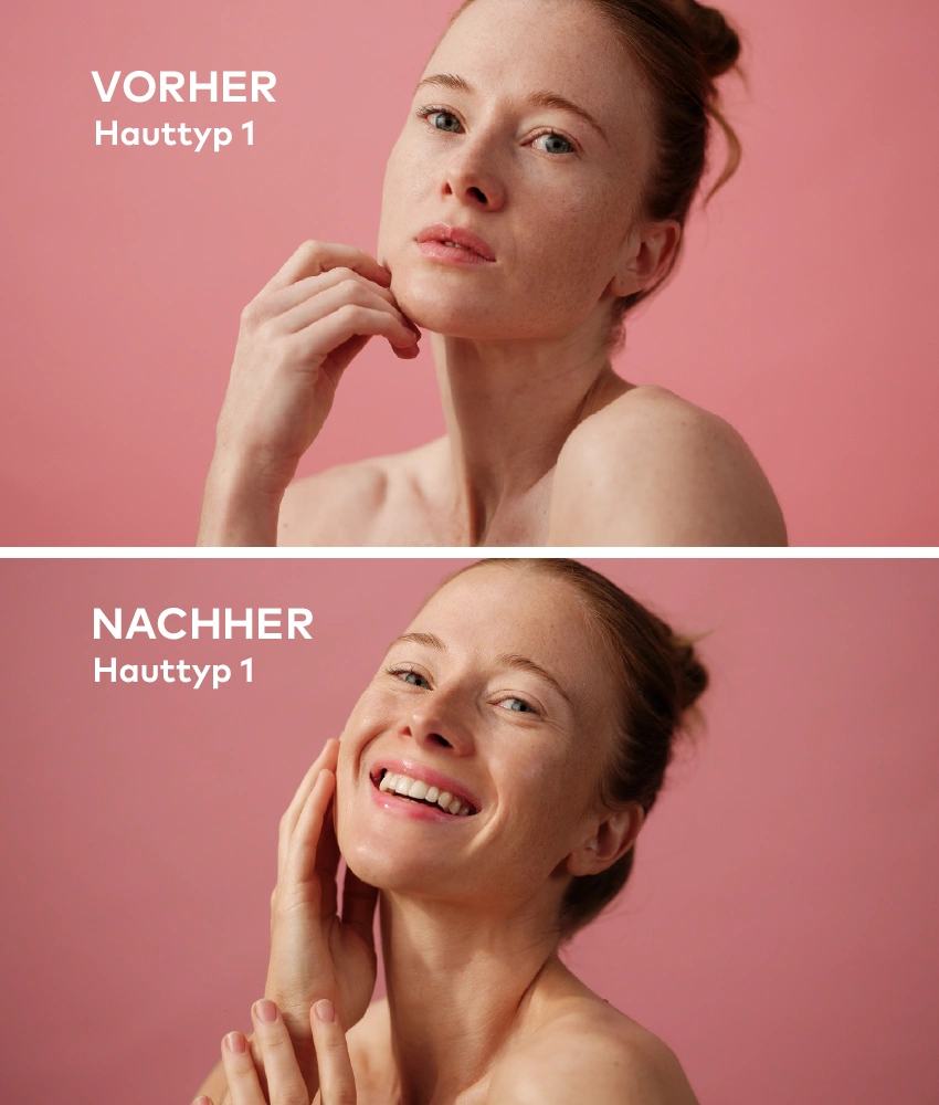 Selbstbräuneranwendung Hauttyp 1