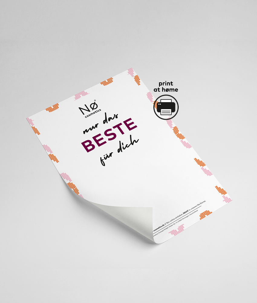 Geschenkgutschein Winter 2025 Nø Cosmetics