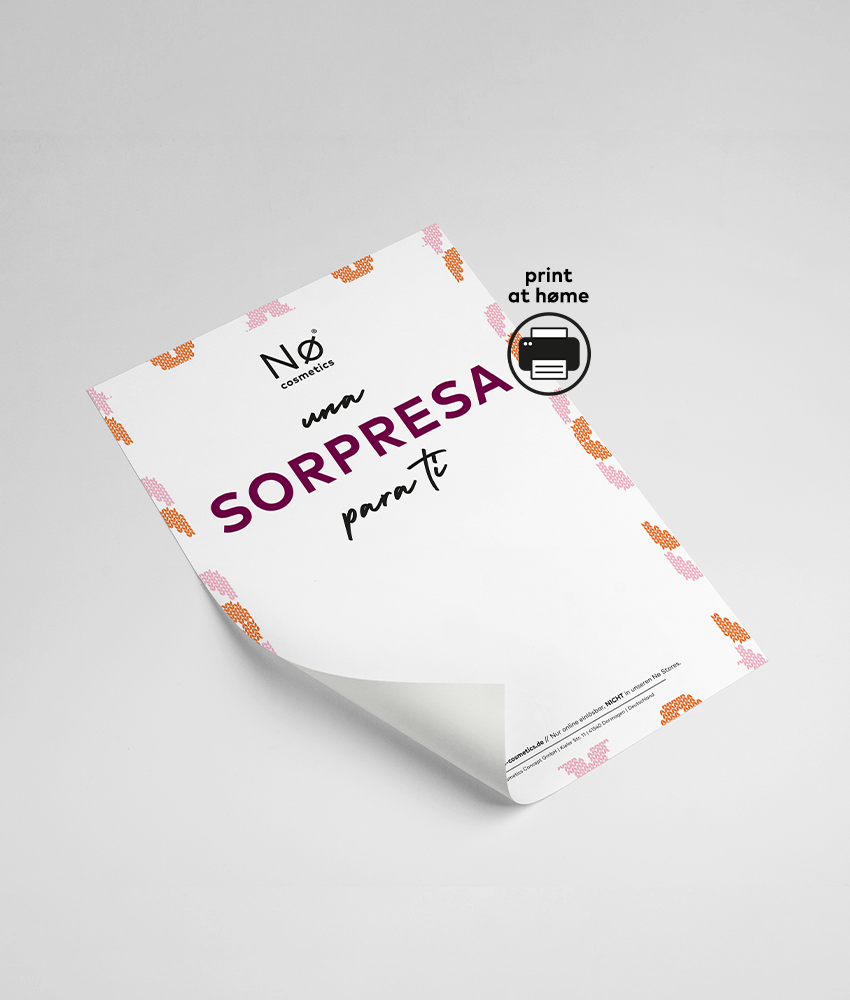 Geschenkgutschein Winter 2025 Nø Cosmetics