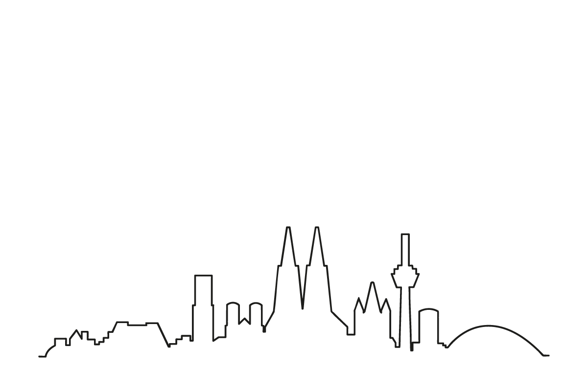 Die Skyline von Köln