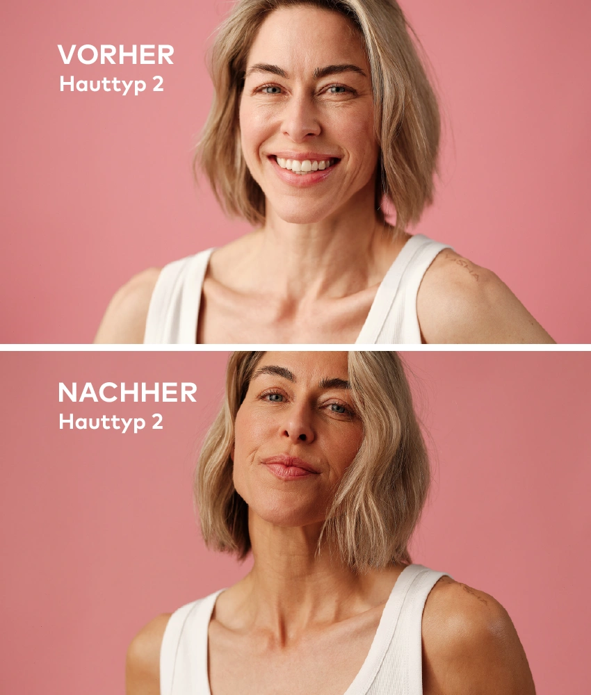 Selbstbräuneranwendung Hauttyp 2