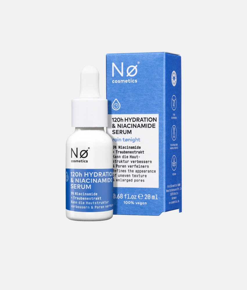 120h Hydration & Niacinamide Serum rain tønight